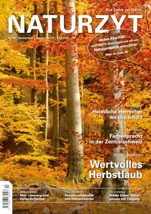 Cover der aktuellen NATURZYT Ausgabe mit Verlinkung auf unser Abo-Formular
